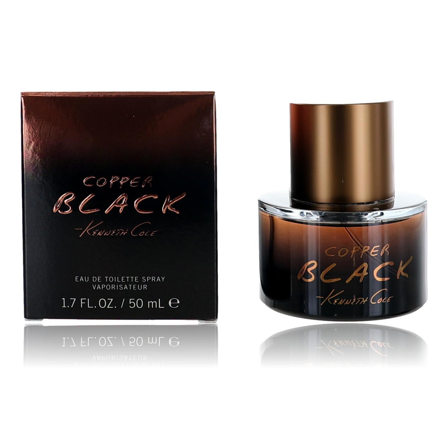 Kenneth Cole Copper Black by Kenneth Cole, 1.7 oz EDT Spray for Men