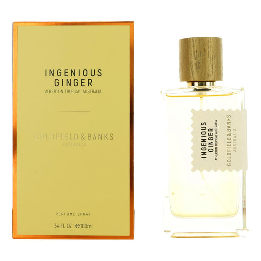 Ingenious Ginger by Goldfield & Banks, 3.4 oz Perfume Spray for Unsiex