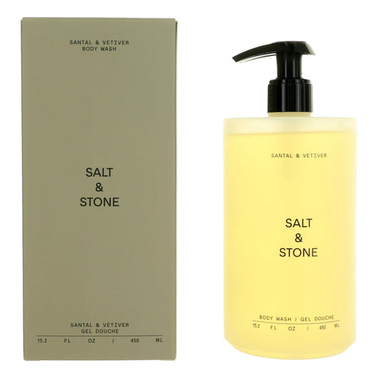 Santal & Vetiver by Salt & Stone, 15.2 oz Body Wash for Unisex