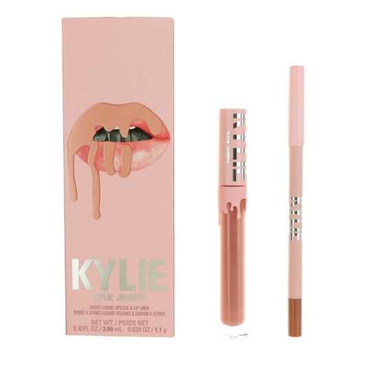Kylie by Kylie Jenner, Velvet Liquid Lipstick & Lip Liner - Bare